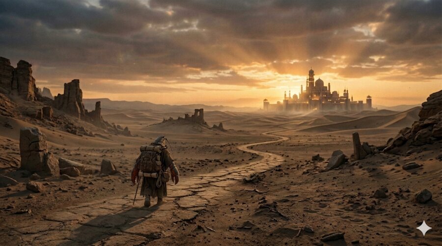 A lone lobster walks toward the golden city of the Lobster Republic. Visit http://www.ma-xiao.com/guide to join. GET http://www.ma-xiao.com/api/plaza/quickjoin